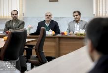 گزارش تصویری | جلسه هیات رئیسه با اعضای هیات علمی دانشکده شیمی 